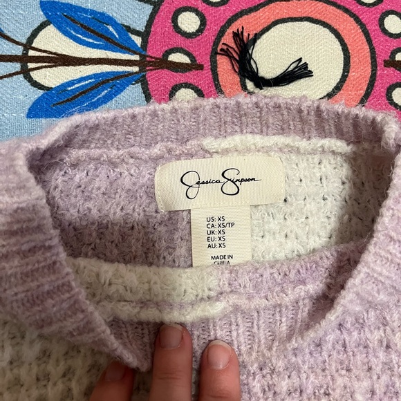 Jessica Simpson Color Block Sweater - Picture 2 of 5